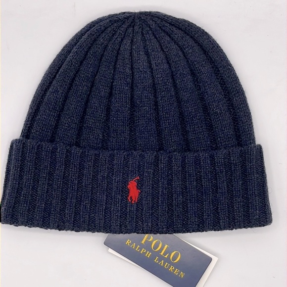 Polo Ralph Lauren Wool Watch Cap Knit Beanie - Picture 1 of 2